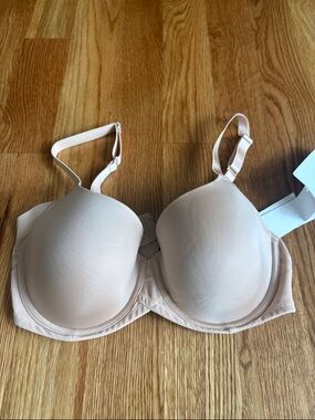 Paramour by Felina marvelous side smoothing T-Shirt Contour Bra in Nude  36D NWT